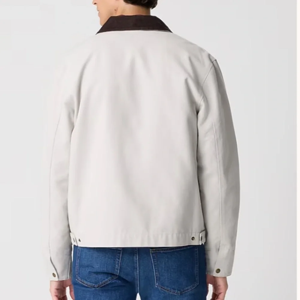 J crew stone Canvas work jacket